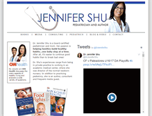 Tablet Screenshot of jennifershu.com